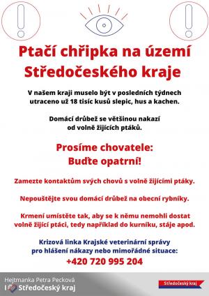 Informace o ptačí chřipce